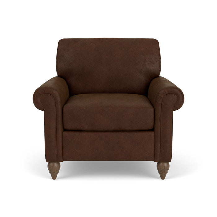 Moxy - Fabric Chair With Rolled Arms