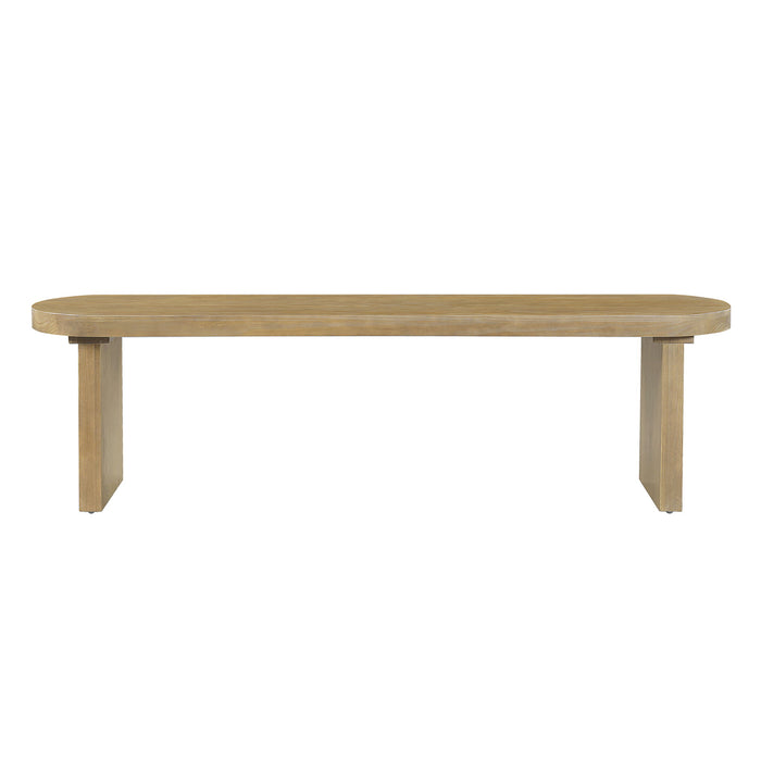 Indoor Dining Bench, 350 Lbs Weight Capacity, Fits 3 People - Pine
