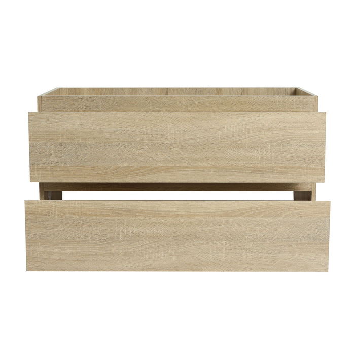 Wall Mounted Bathroom Vanity Cabinet, Soft Close Drawers (Vanity Only)