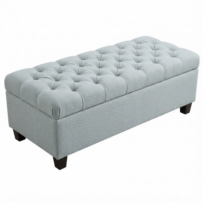 Storage Ottoman Bench With Safety Hinges