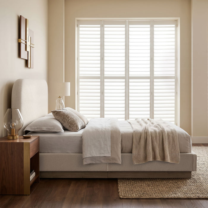 Linton - Upholstered Platform Bed With Curved Headboard