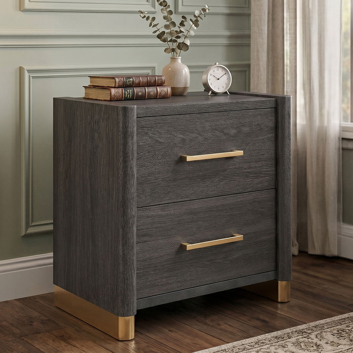 Clifton - 2 Drawer Nightstand - Espresso