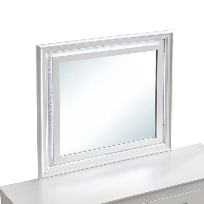 Verona - Mirror With Premium Low Distortion Glass - White