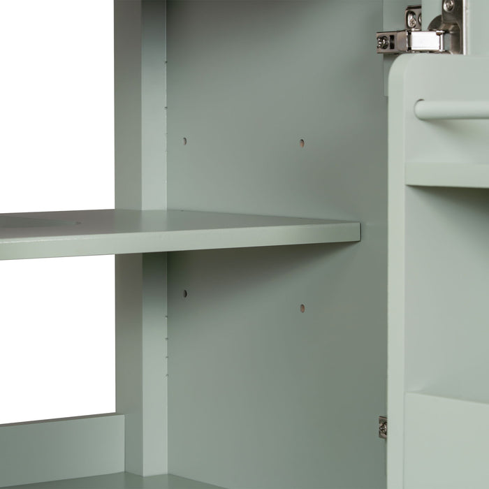 Bathroom Vanity With Sink, Adjustable Shelf, Tilt-Out Drawer