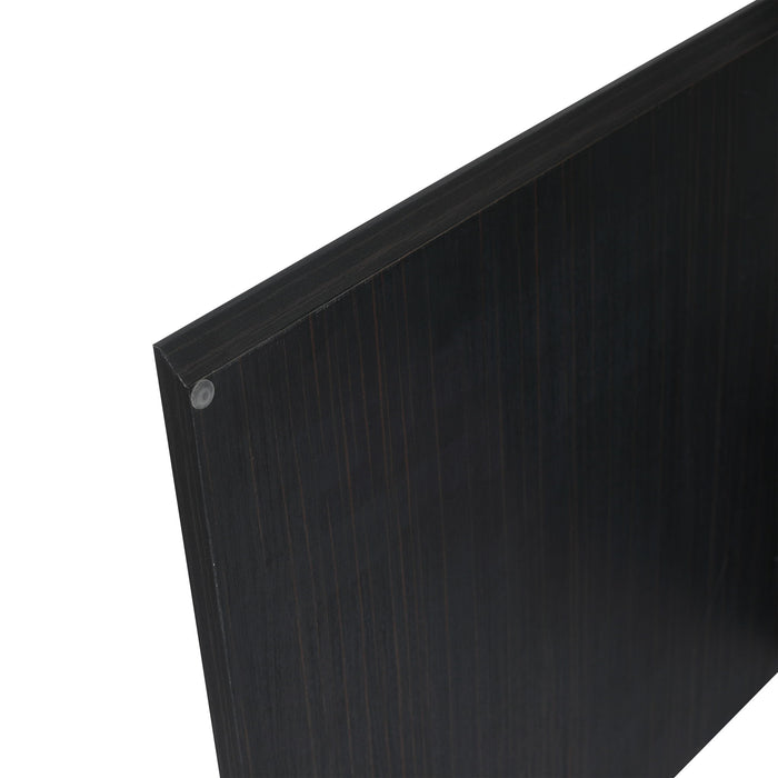28" Wall Mounted Bathroom Vanity With Sink & Soft Close Door - Black Chestnut