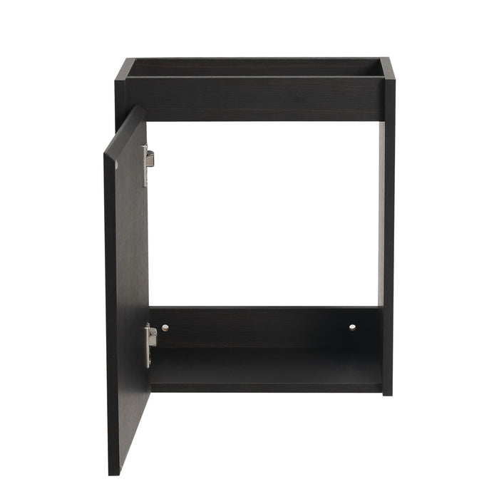 Modern Bathroom Vanity With Ceramic Basin, Wall Mounted Floating Sink Combo, Storage Cabinet