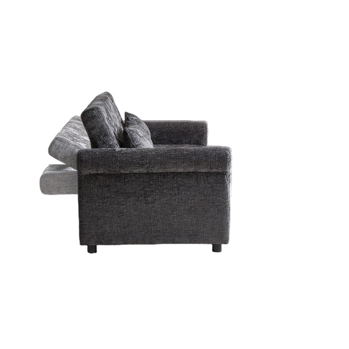 Loveseat Sofa Bed, Pull - Out Couch Sleeper & 2 Pillows