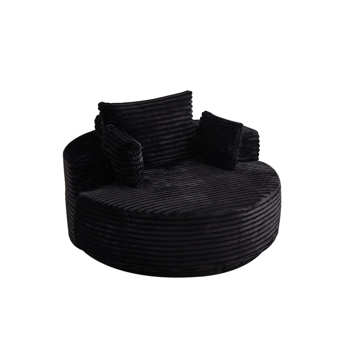 Swivel Chair With 360° Rotation For Living Room