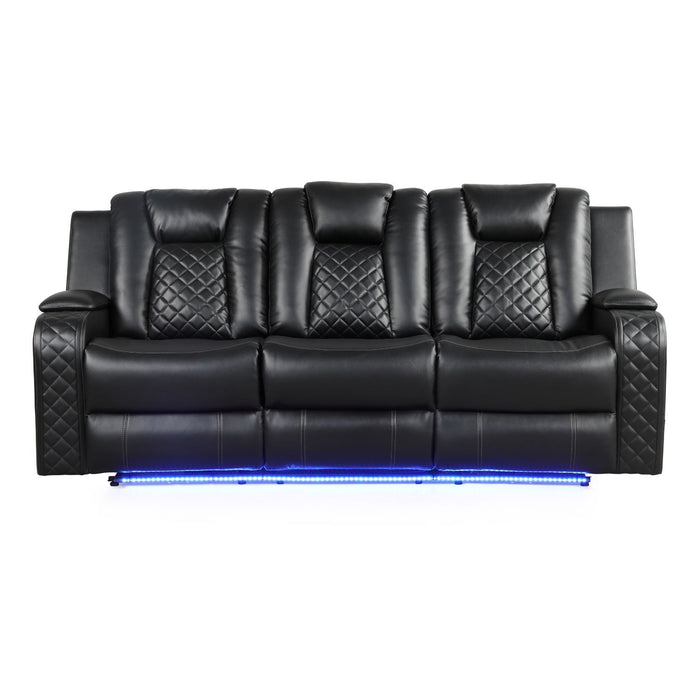 Benz - Power Reclining Sofa With LED Lighting