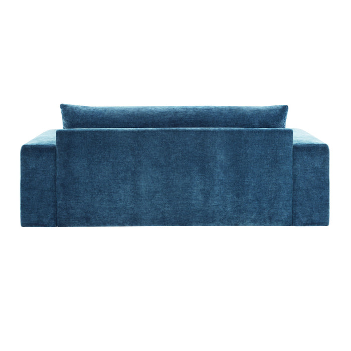 Upholstered 3 Seater Sofa With Wide Armrests