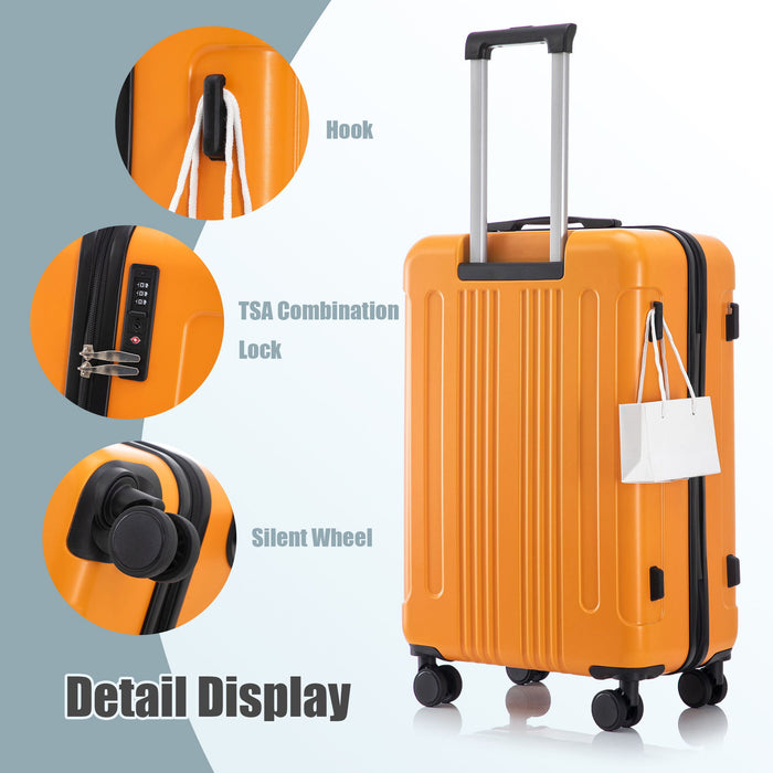 Spinner Luggage Set 20" / 24"/ 28", Lightweight Hard Shell With 360° Silent Wheels