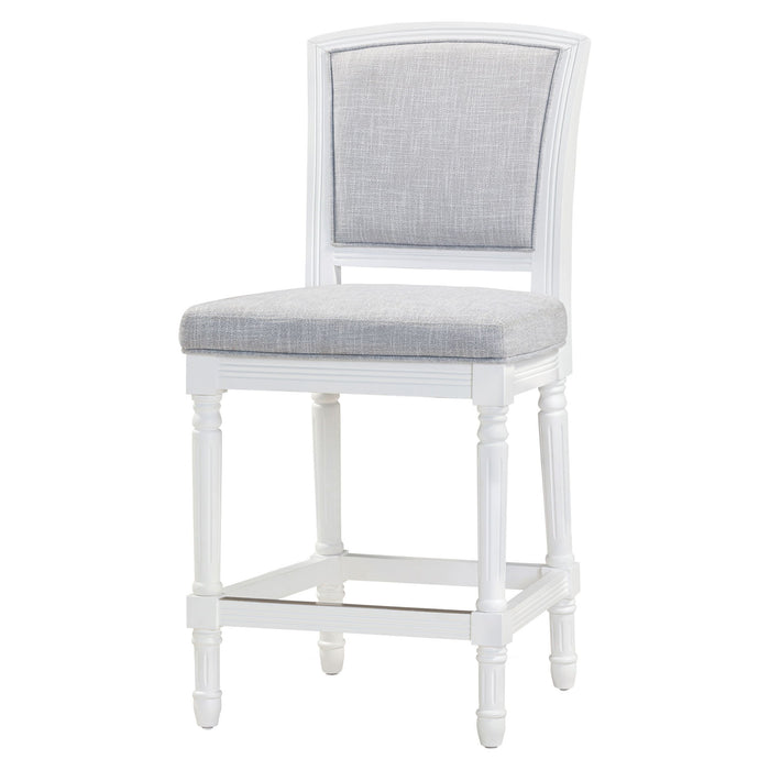 Stool With Upholstered Seat And Back