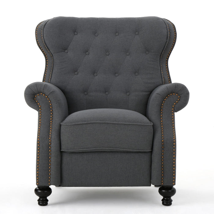 Modern Manual Push Back Recliner Chair