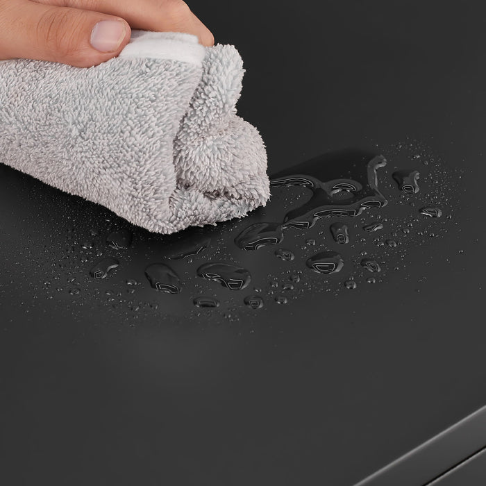 Grid Double Door Shoe Cabinet With Adjustable Compartments And Moisture-Proof Design In White Metal