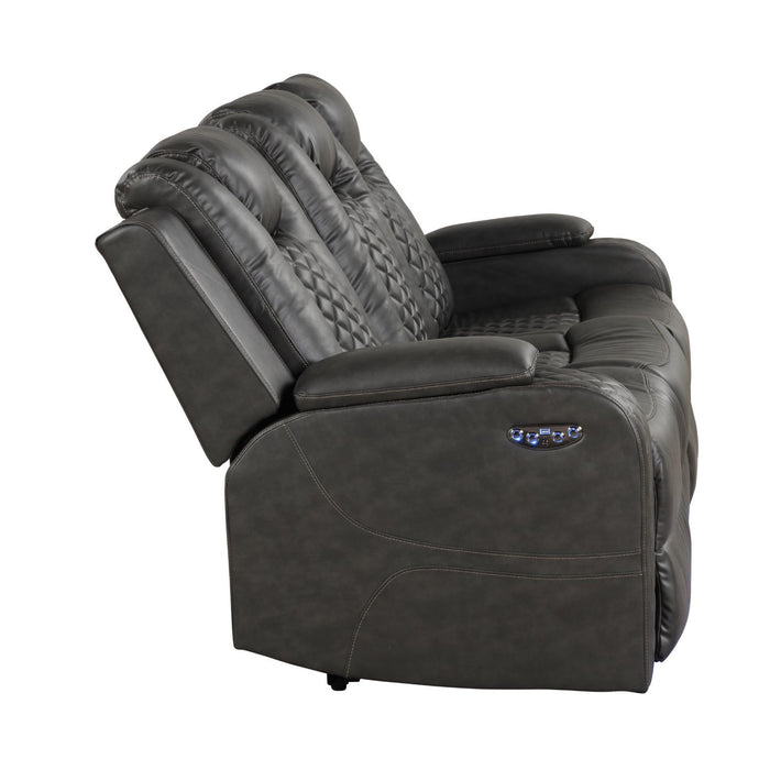 Benz - Power Recliner Set With LED Lighting And USB Charging