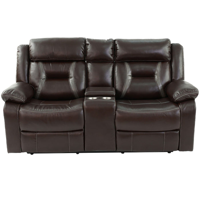 Living Room Set With Pillow Armrest And Tufted Backrest