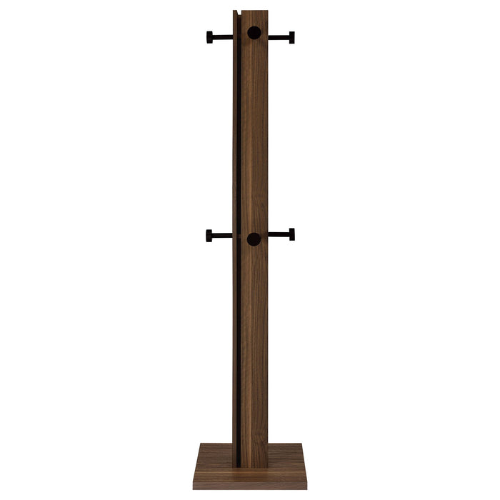 Rawlins - Coat Rack With 8 Hooks - Walnut