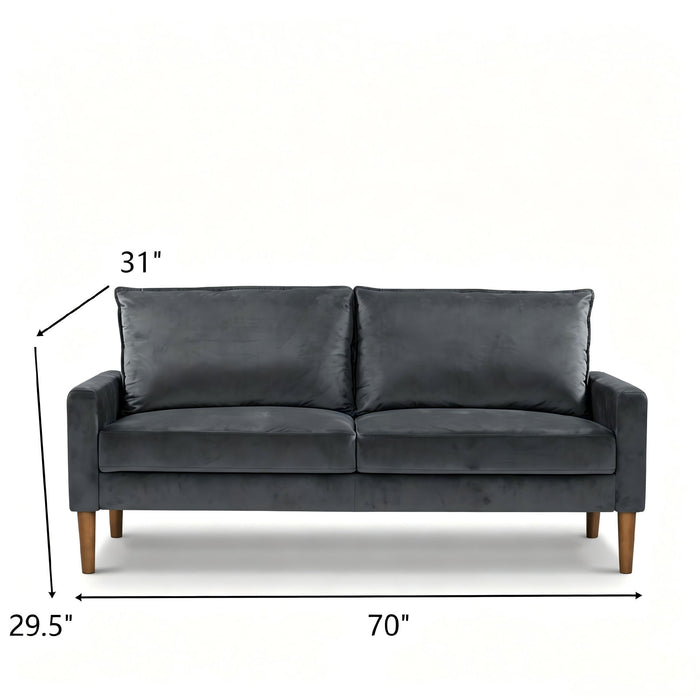 Upholstered Sofa, 3 Seater Couch For Living Room
