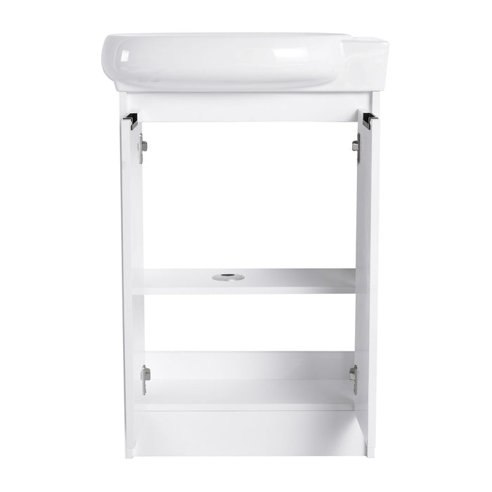 Freestanding Bathroom Vanity & Sink, Soft Close Doors