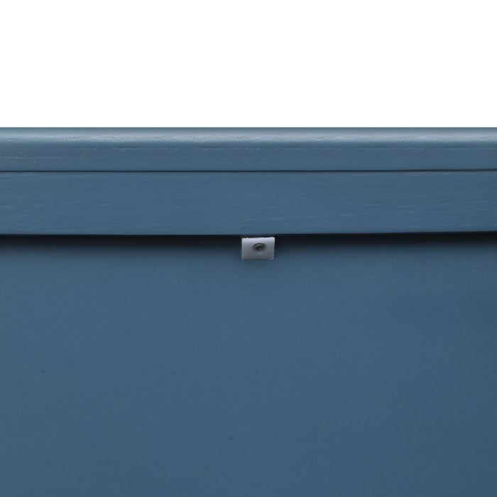 2 Drawer Side Table, American Style, End Table, Suitable For Bedroom, Living Room, Study