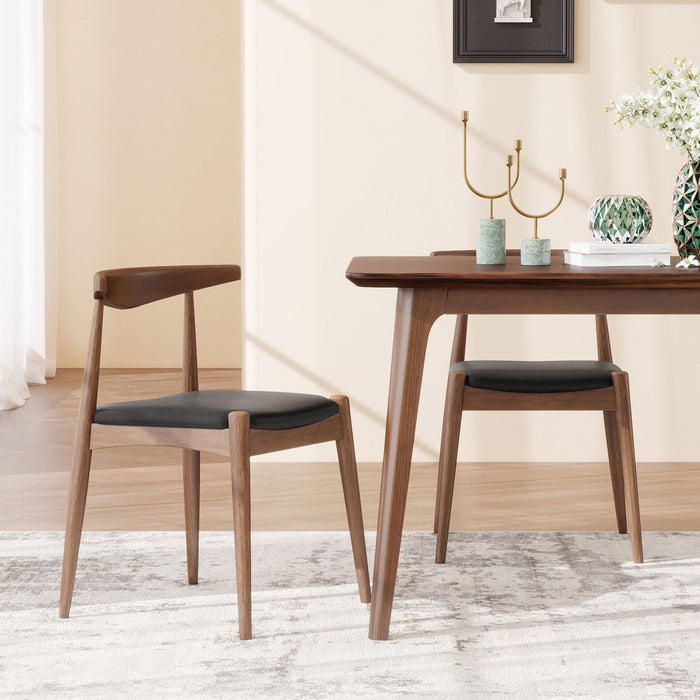 Dining Chairs With Ergonomic Backrest (Set of 2)