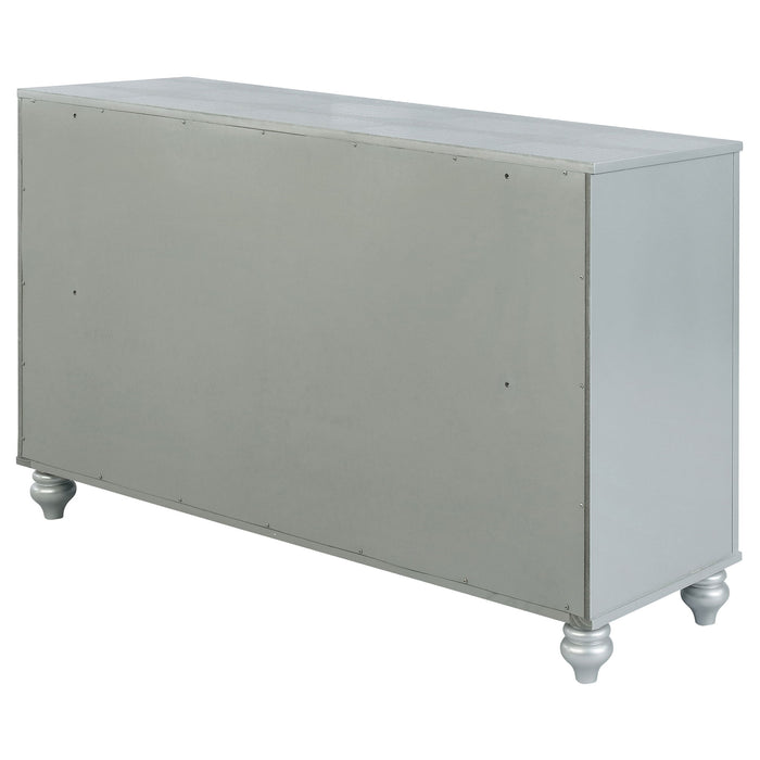 Arabesque - 6 Drawer Dresser - Silver