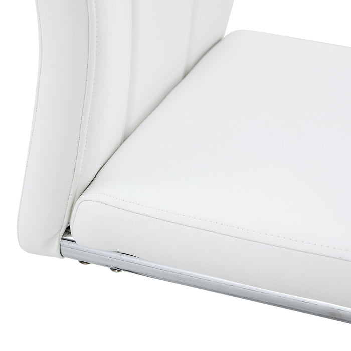 Modern Dining Chairs With High Backrest And Sturdy Legs