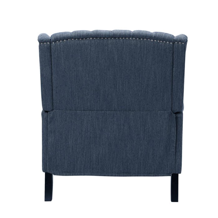 Dunham - Contemporary Fabric Tufted Oversized Pushback Recliner
