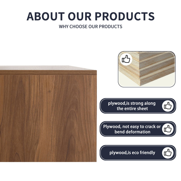 Modern Minimalist Bathroom Cabinet With Soft Close Drawers And Floating Mounting Design