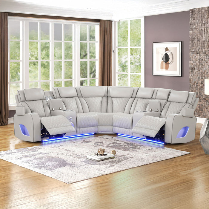 Fortuner - Power Recliner Sectional Sofa
