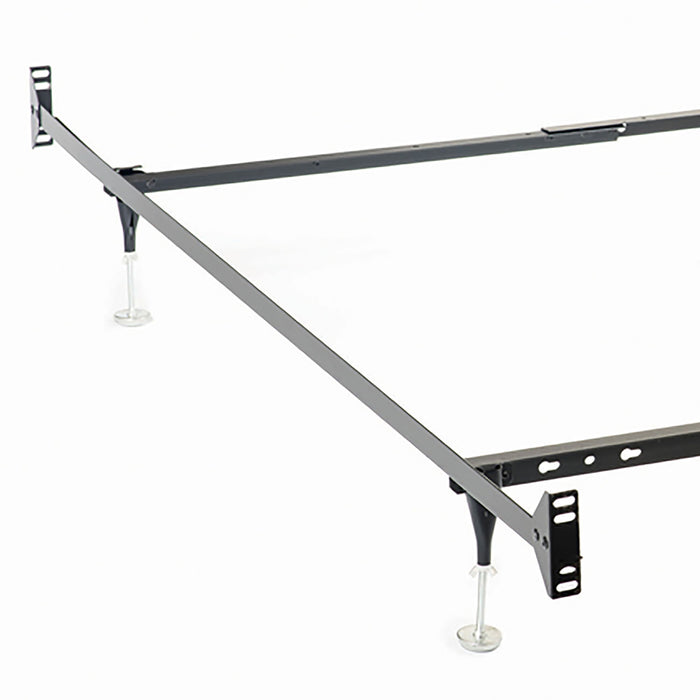 Renee - Twin / Full Bed Frame With Reinforced Center Beam And Bolt-On Construction - Black