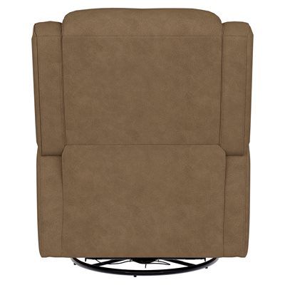 Henry - Recliner With Manual Swivel And Glider - Teak