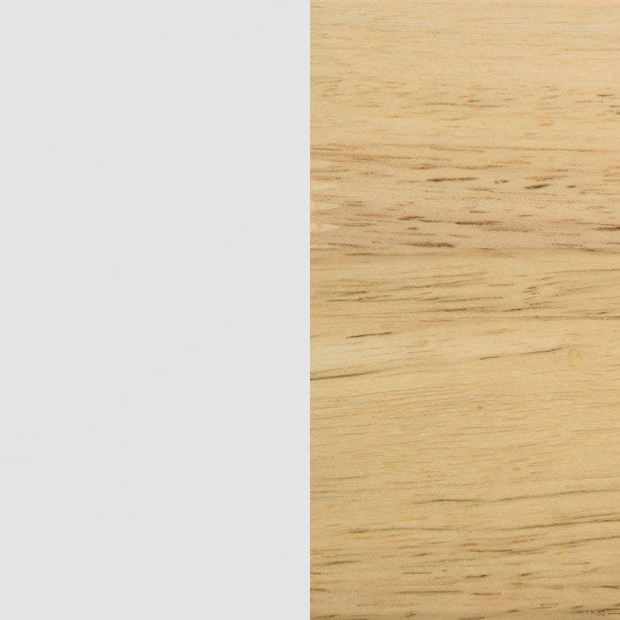 Fjord - Twin Over Twin Bunk Bed, Fits Standard Mattresses - White / Natural