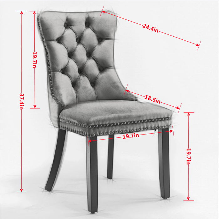 Nikki - High-End Tufted Dining Chair (Set of 2)