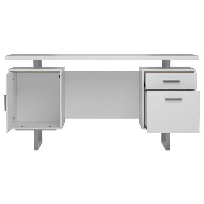 Jensen - 2 Drawer Desk - White