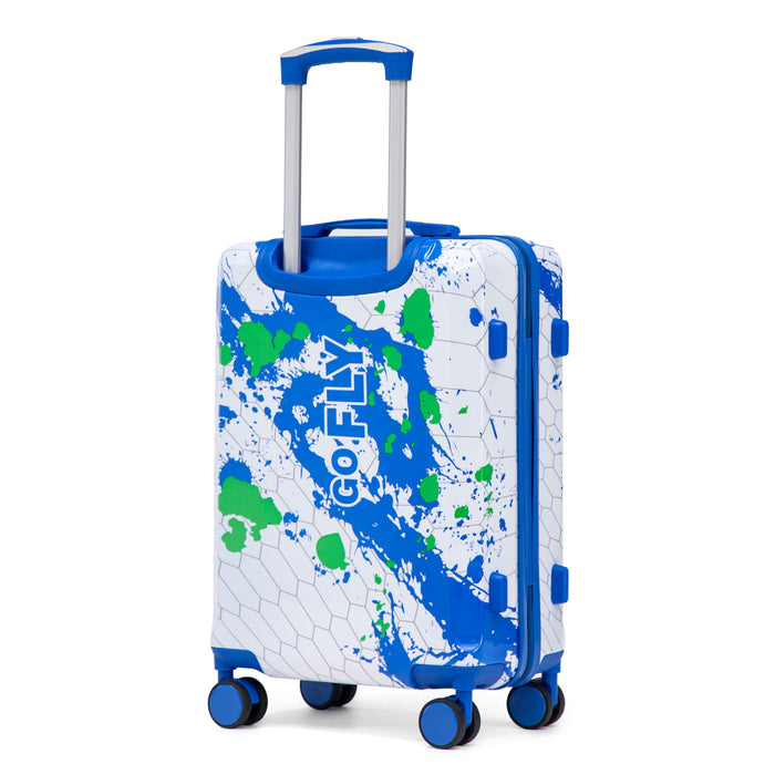 Luggage With Combination Lock, Lightweight Carry-On Suitcase