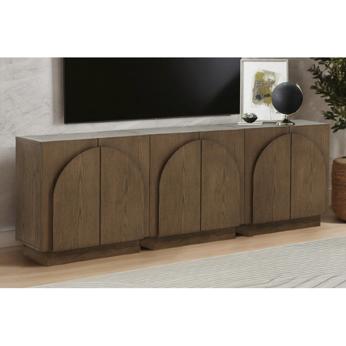 Modern Sideboard Buffet With Arched Cabinet Doors