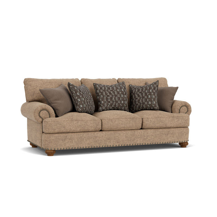 Patterson - Fabric Sofa, Nailhead Trim