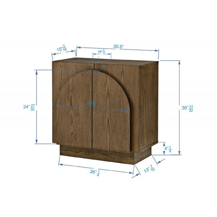 Modern Sideboard Buffet With Arched Cabinet Doors
