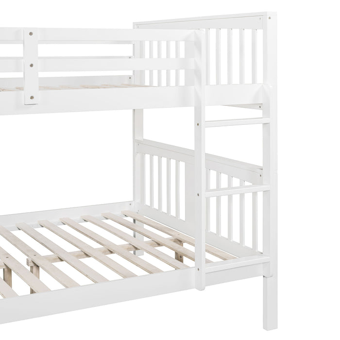 Bunk Bed With Ladder For Bedroom