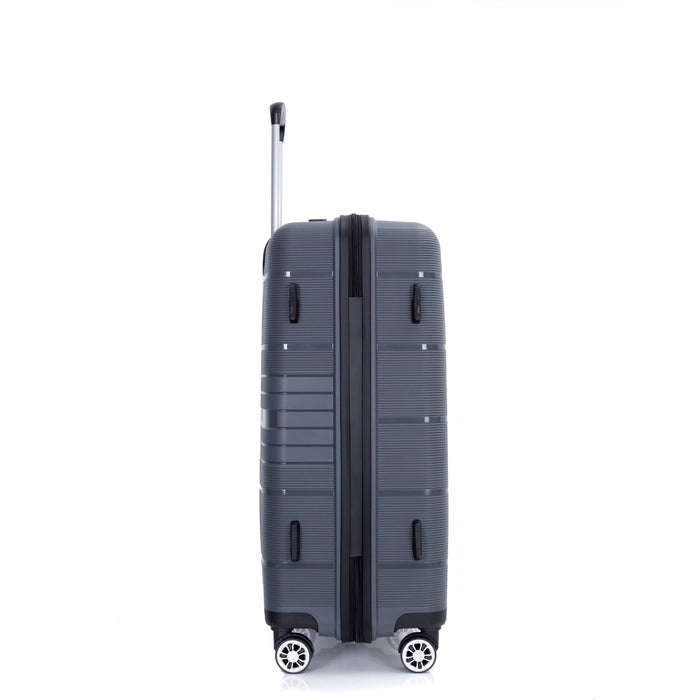 Hardshell Suitcase Double Spinner Wheels Luggage Sets, Lightweight With Tsa Lock, 3 Piece Set