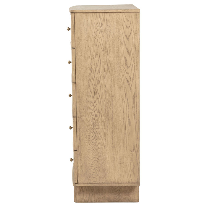Kimpton - 5 Drawer Bedroom Chest - Beige