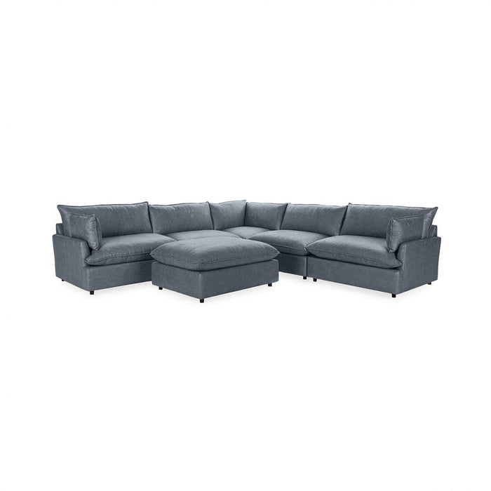 Caplan - 6 Piece Modular Sectional With Ottoman