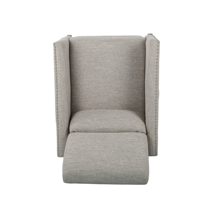 Kiersten - Contemporary Fabric Pushback Recliner