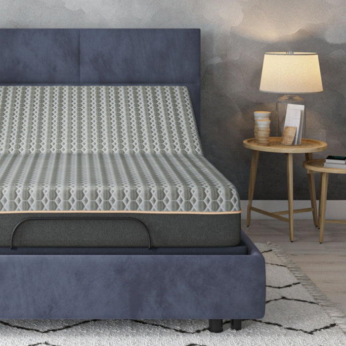 Copper Lux Hybrid - 12" Mattress With Copper Infused Contouring Memory Comfort Layer And Supportive Coil System