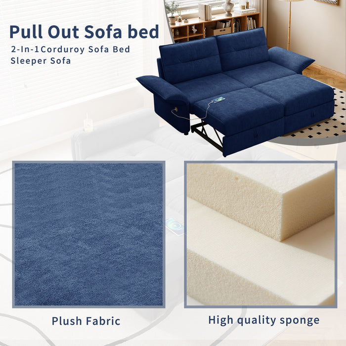 Sofa Bed With Convertible Design, Living Room Furniture