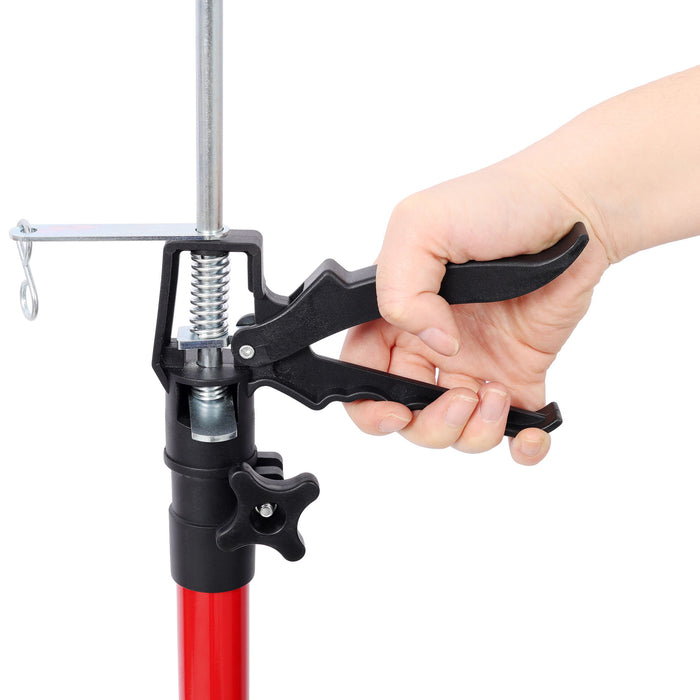 Adjustable Support Pole System For Drywalls And Cabinets With Carry Bag