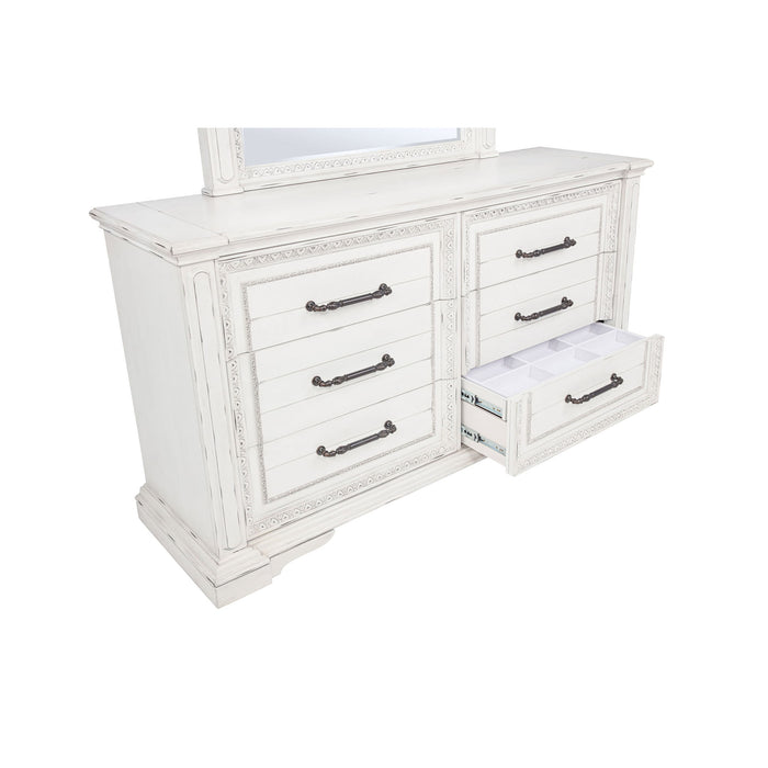 6 Drawer Bedroom Dresser Cabinet - Vintage