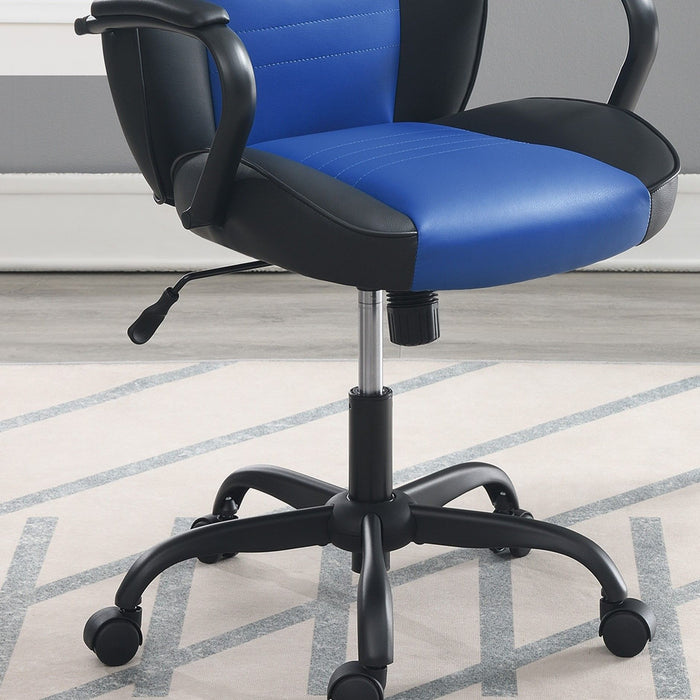 Gaming And Office Chair With Padded Arms, Adjustable Height