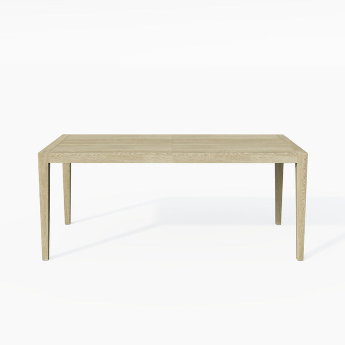 Adeline - Rectangular Dining Table With Leaves - Natural Wood Wash